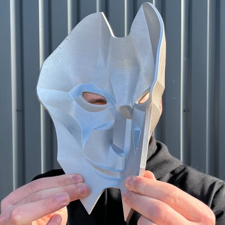 Jhin mask from LOL replica by Blasters4Masters