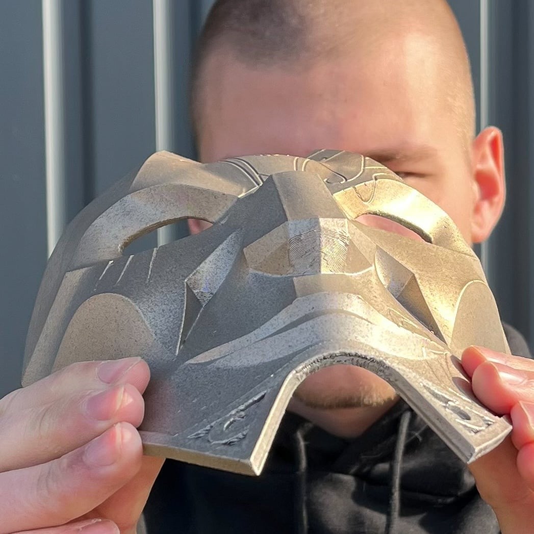 Jhin mask from LOL replica by Blasters4Masters