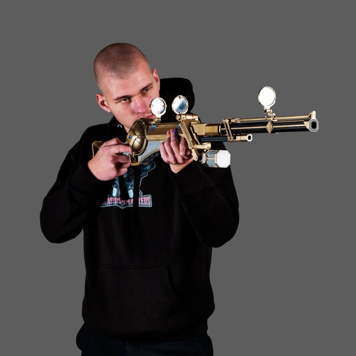 Caitlyns Sniper Rifle Replica Prop From Arcane League Of Legends By Blasters4Masters 2