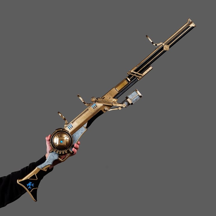 Caitlyns Sniper Rifle Replica Prop From Arcane League Of Legends By Blasters4Masters 7