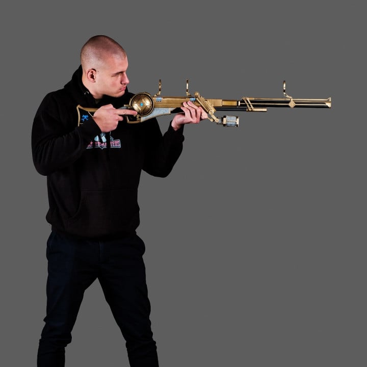 Caitlyns Sniper Rifle Replica Prop From Arcane League Of Legends By Blasters4Masters