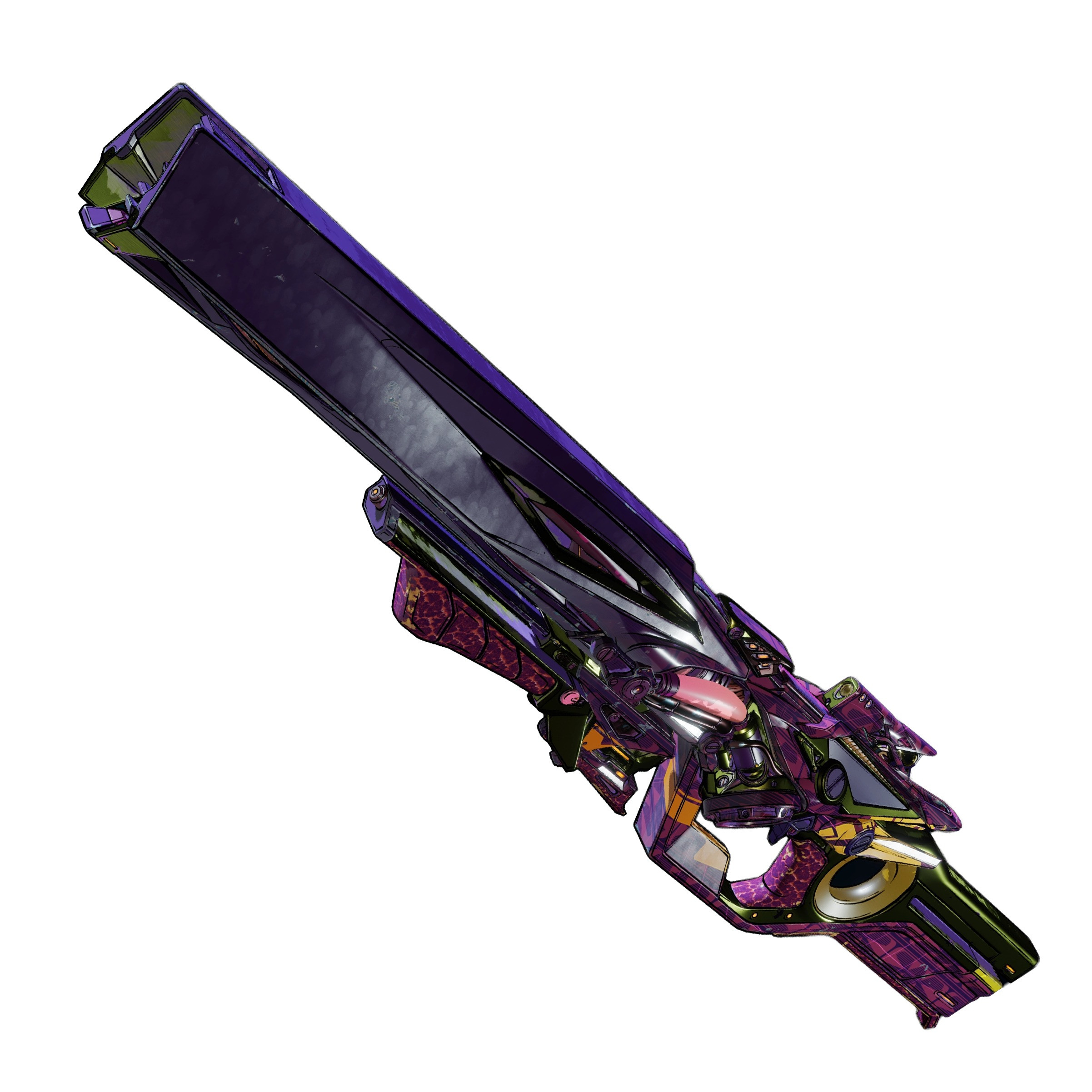 Accelerated Vestigial Katawas Revenge Sniper Rifle Prop Replica From Borderlands 4 By Blasters4Masters