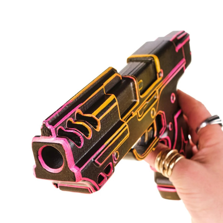 Voltage Burst Pistol Replica Prop From Fortnite By Blasters4Masters 8