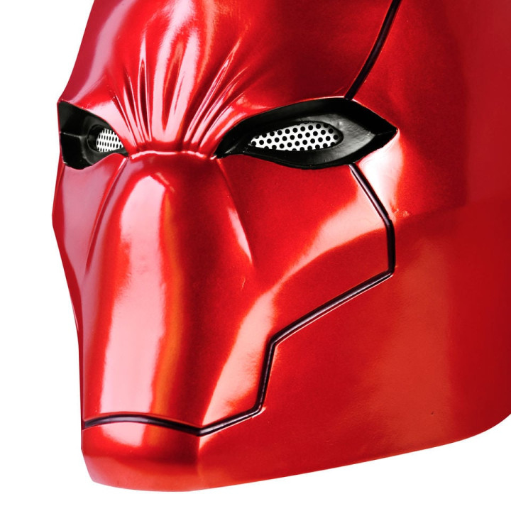 Red Hood Helmet Prop Replica By Blasters4Masters 5
