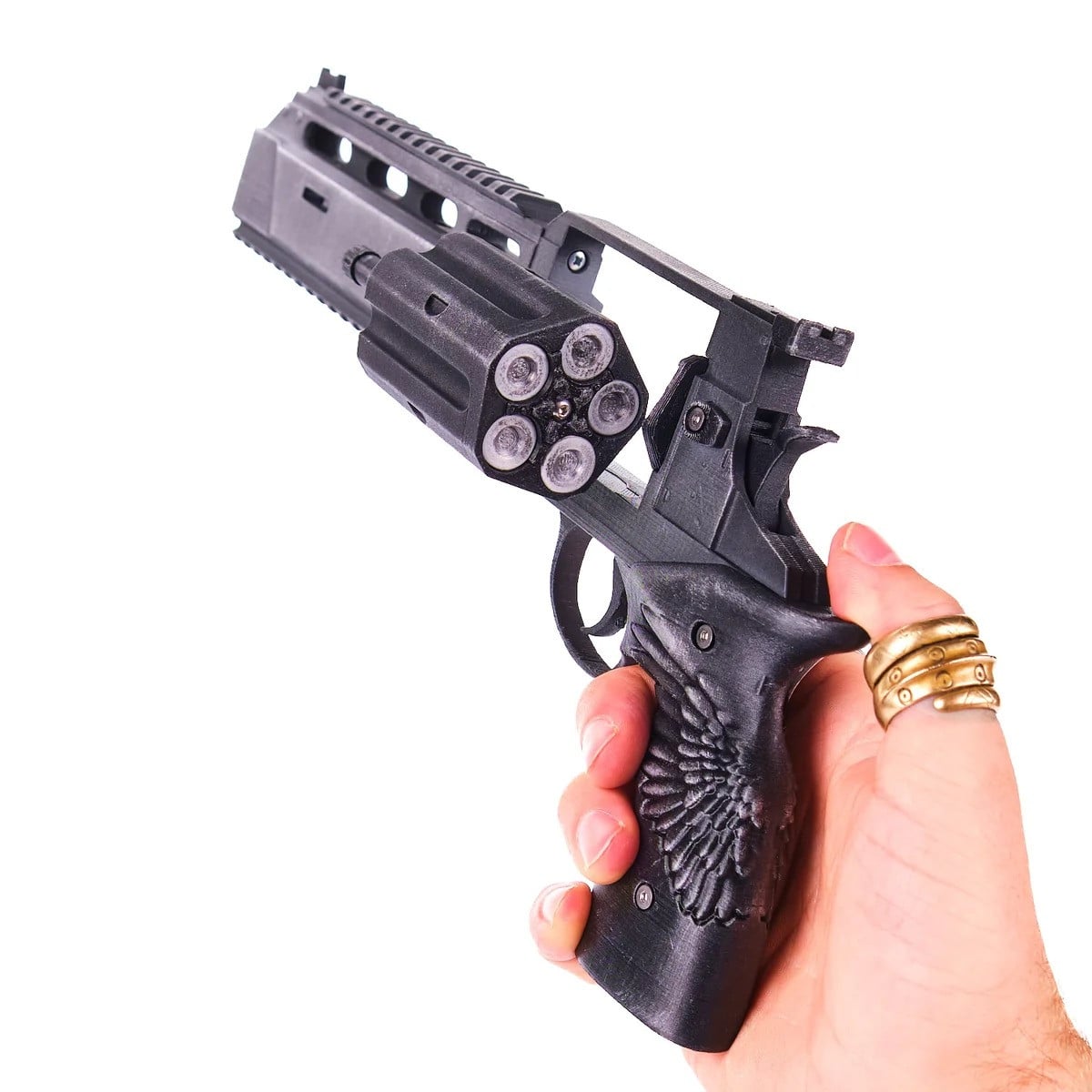 RSH 12 Requiem Magnum Revolver Battle Scar Replica Prop From Resident Evil By Blasters4Masters 10