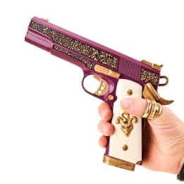 Joker Gun Colt Gold Cup Trophy Replica Prop By Blasters4Masters