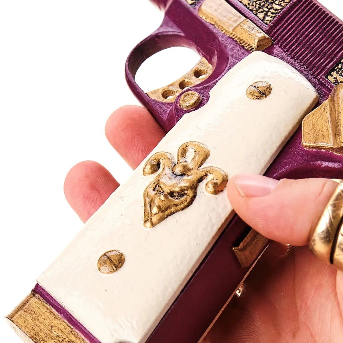 Joker Gun Colt Gold Cup Trophy Replica Prop By Blasters4Masters 2