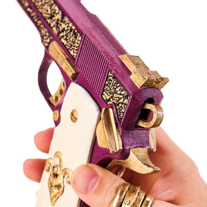 Joker Gun Colt Gold Cup Trophy Replica Prop By Blasters4Masters 4