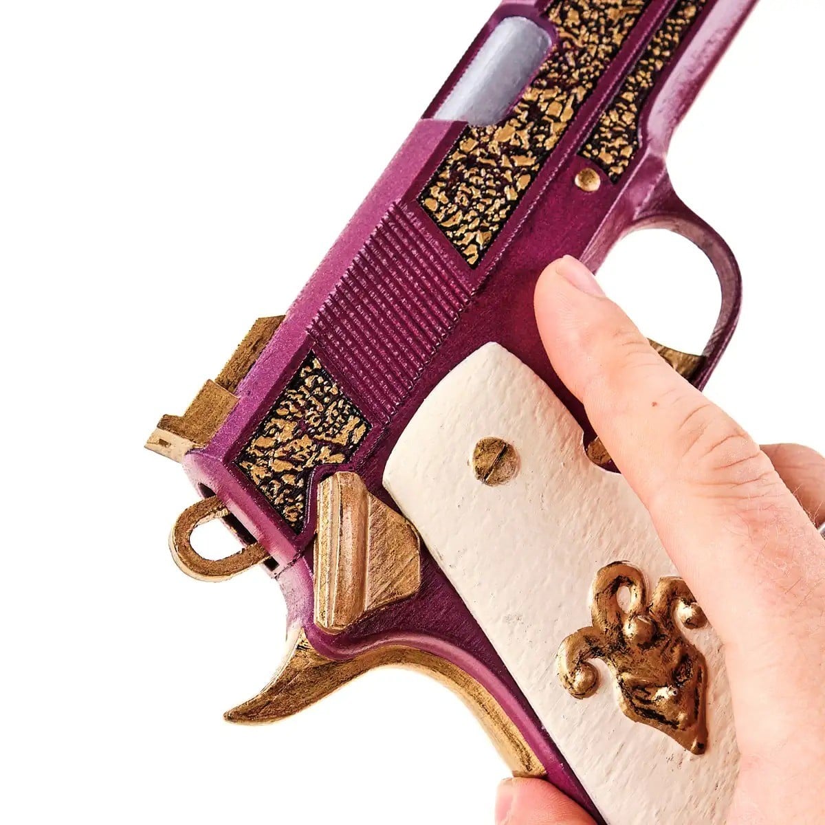 Joker Gun Colt Gold Cup Trophy Replica Prop By Blasters4Masters 5