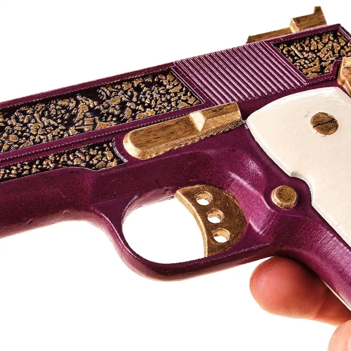 Joker Gun Colt Gold Cup Trophy Replica Prop By Blasters4Masters 6