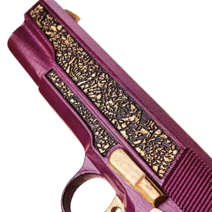 Joker Gun Colt Gold Cup Trophy Replica Prop By Blasters4Masters 7