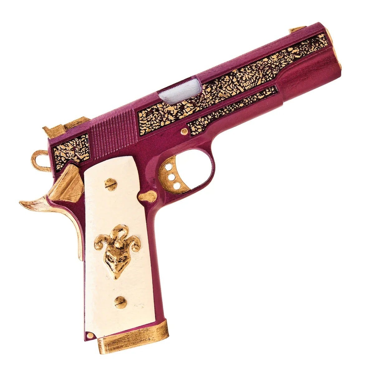 Joker Gun Colt Gold Cup Trophy Replica Prop By Blasters4Masters 10