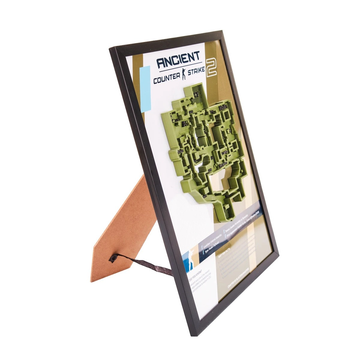 Ancient Map 3D Plaque Replica Prop From Counter Strike 2 By Blasters4Masters 1