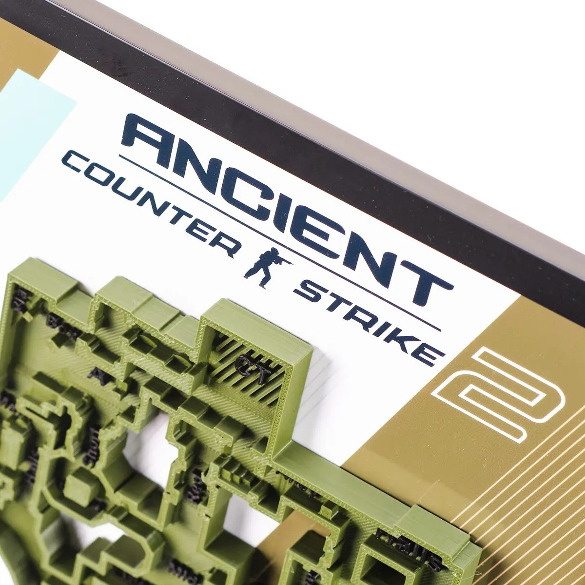 Ancient Map 3D Plaque Replica Prop From Counter Strike 2 By Blasters4Masters 4