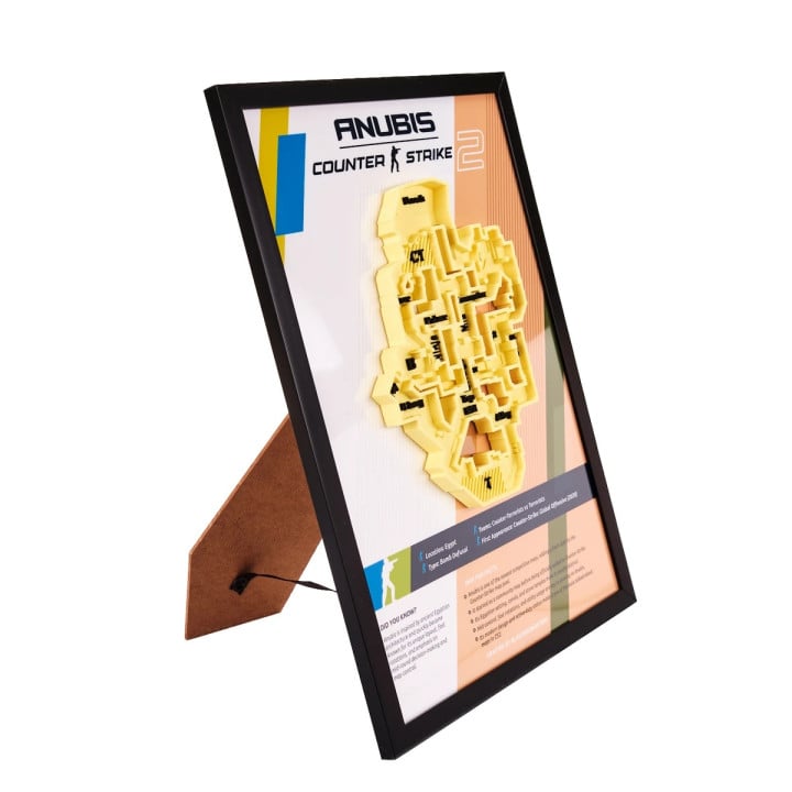 Anubis Map 3D Plaque Replica Prop From Counter Strike 2 By Blasters4Masters 1