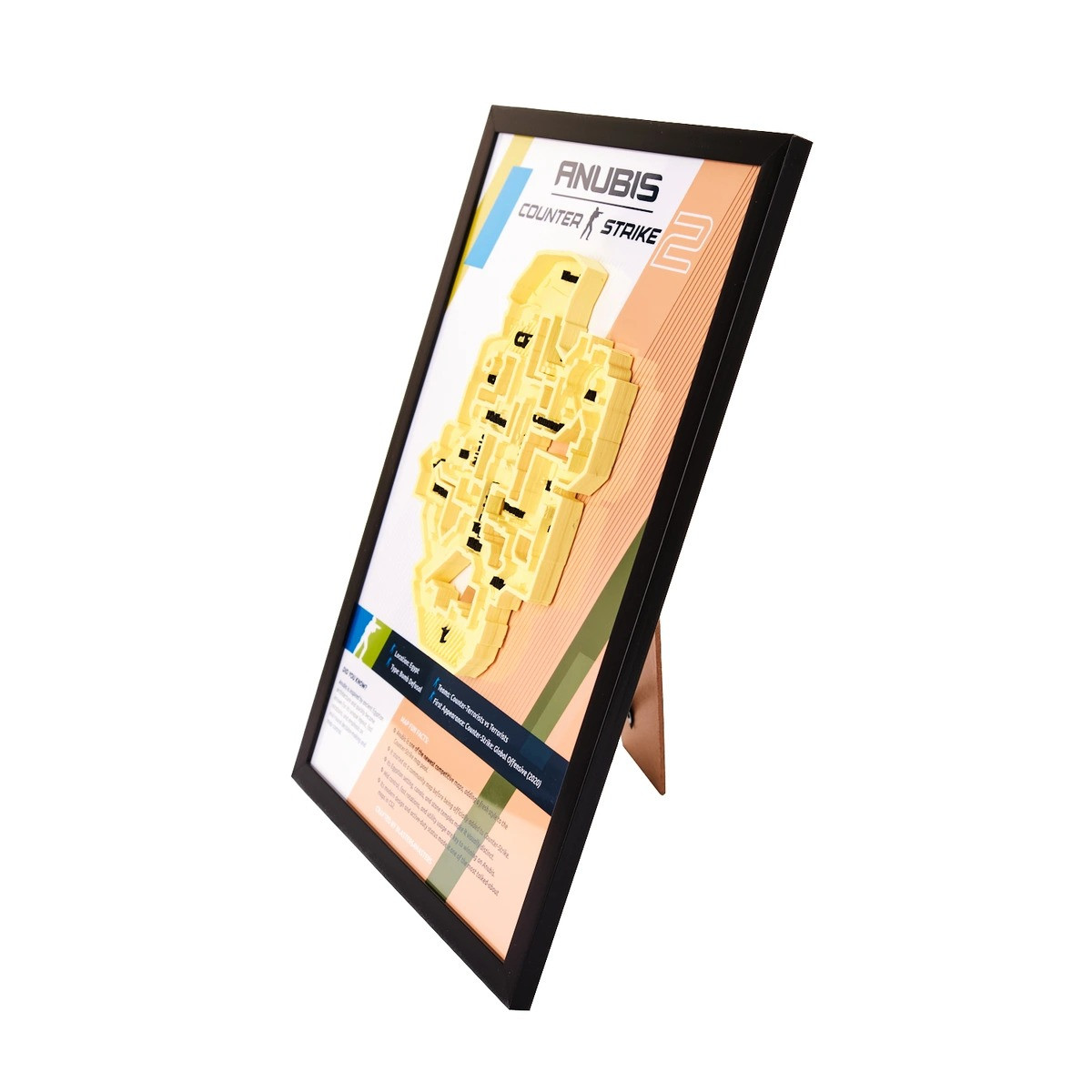 Anubis Map 3D Plaque Replica Prop From Counter Strike 2 By Blasters4Masters 2