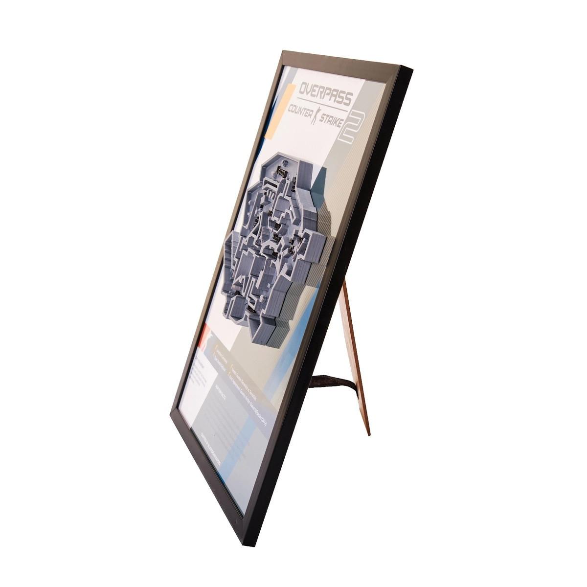 Overpass Map 3D Plaque Replica Prop From Counter Strike 2 By Blasters4Masters 1