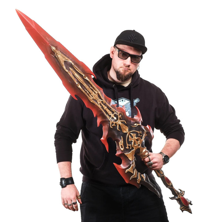 Nightsteel Greatsword Replica Prop From Final Fantasy By Blasters4Masters 1