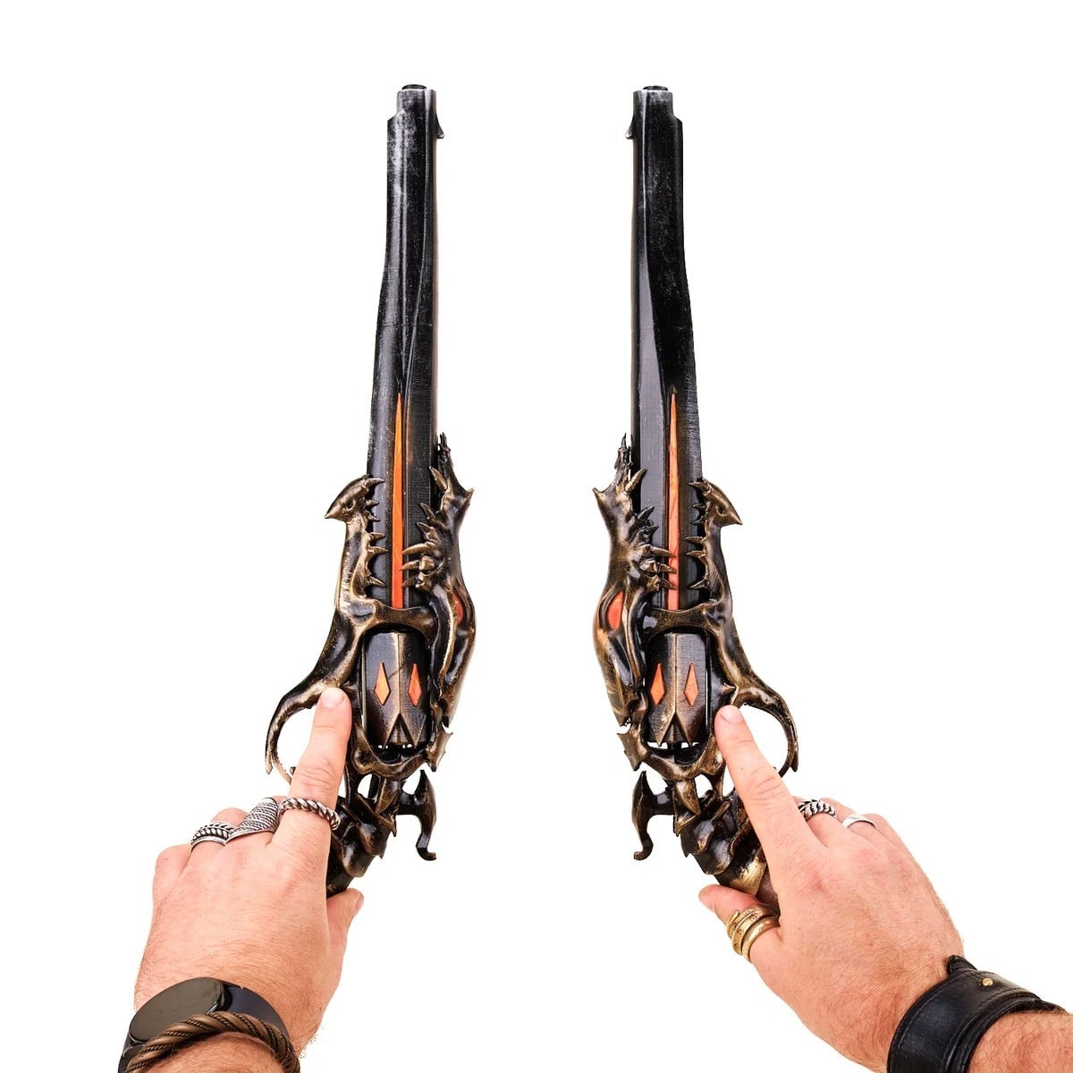 The Hounds Corrupted Skin Replica Prop From Metal Hellsinger By Blasters4Masters 10