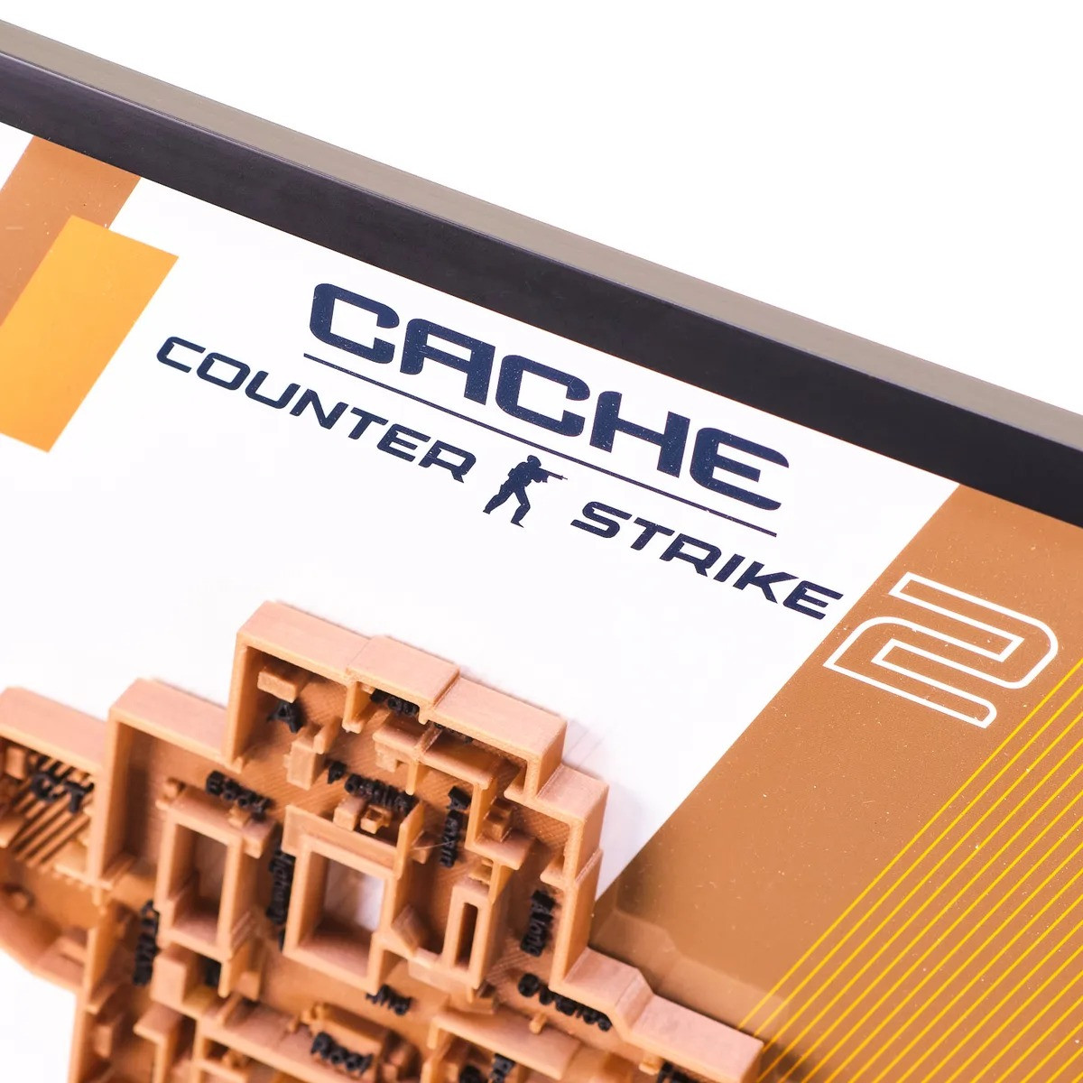 Cache Map 3D Plaque Replica Prop From Counter Strike 2 By Blasters4Masters 4