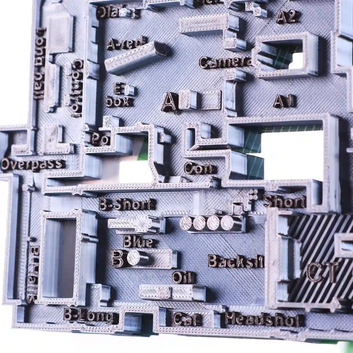 Train Map 3D Plaque Replica Prop From Counter Strike 2 By Blasters4Masters 5