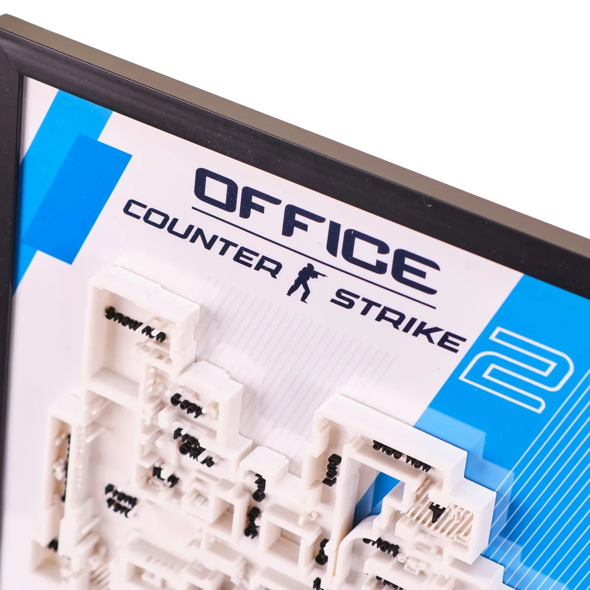 Office Map 3D Plaque Replica Prop From Counter Strike 2 By Blasters4Masters 4