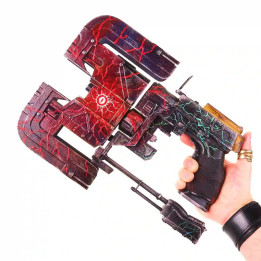 Plasma Cutter — Bloodshot Glitched Edition Dead Space Blasters4masters Prop Replica 11 3