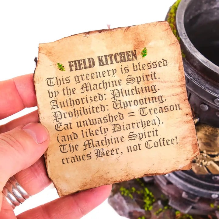 Warhammer Cup Flower Pot Replica Prop From Warhammer 40K By Blasters4Masters 8