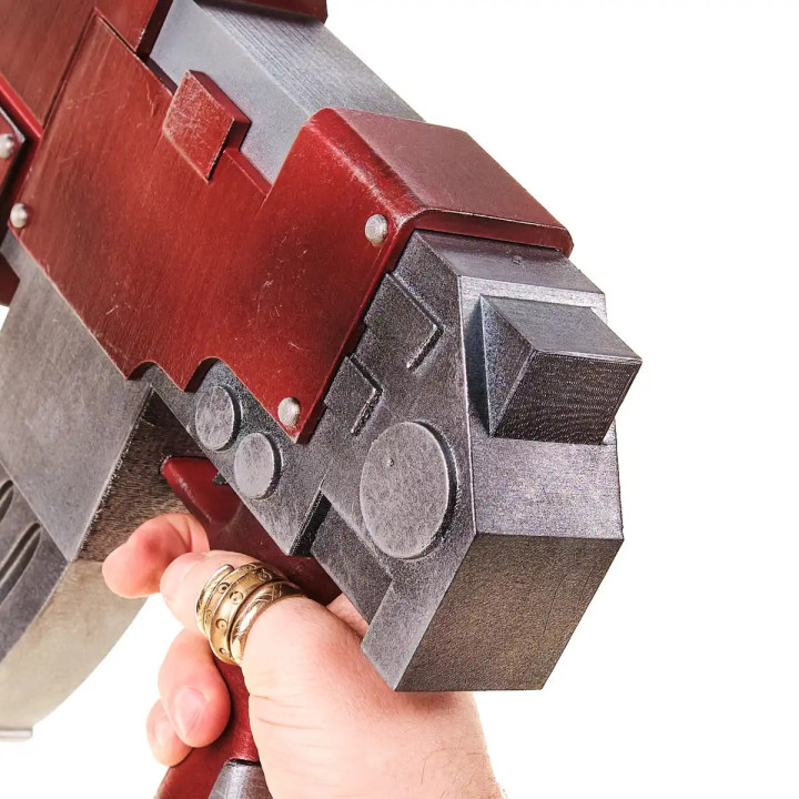 Black Templars Outriders Brother Valtus Red Bolter Replica Prop From Warhammer 40K By Blasters4Masters 4