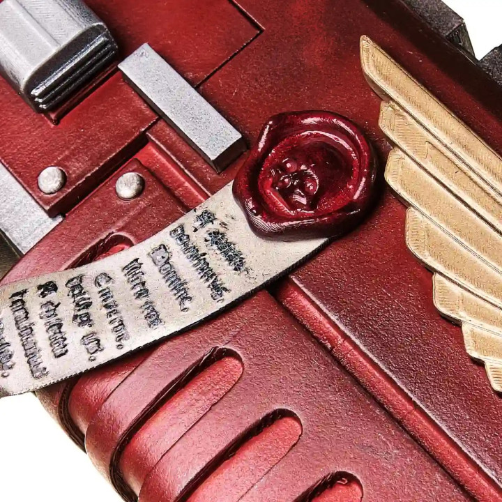 Black Templars Outriders Brother Valtus Red Bolter Replica Prop From Warhammer 40K By Blasters4Masters 6