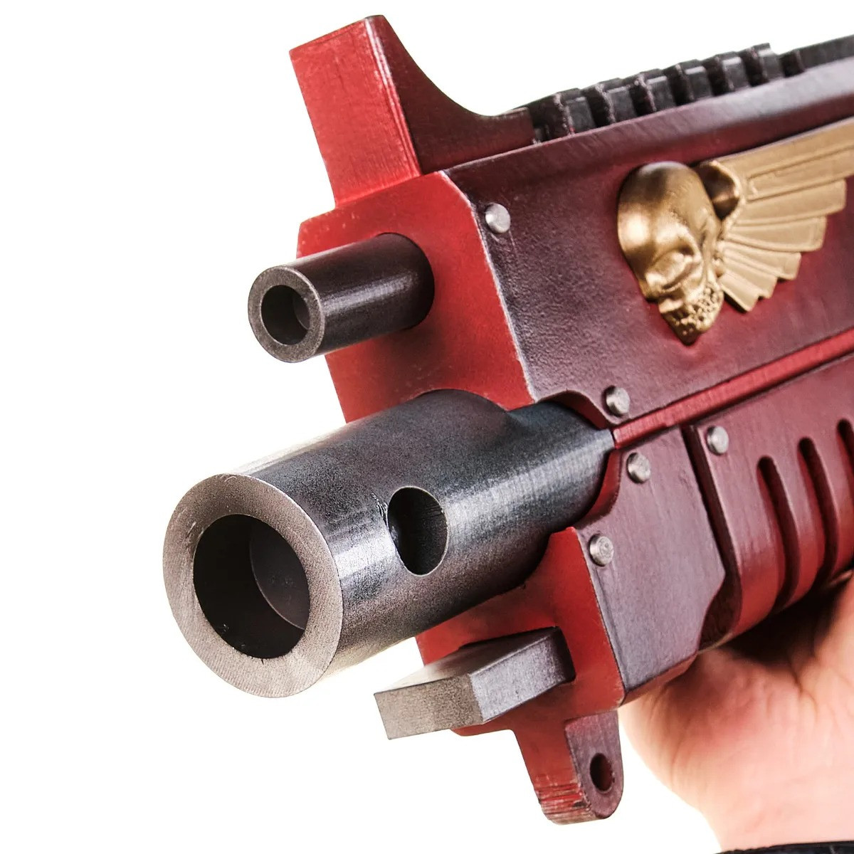 Black Templars Outriders Brother Valtus Red Bolter Replica Prop From Warhammer 40K By Blasters4Masters 9