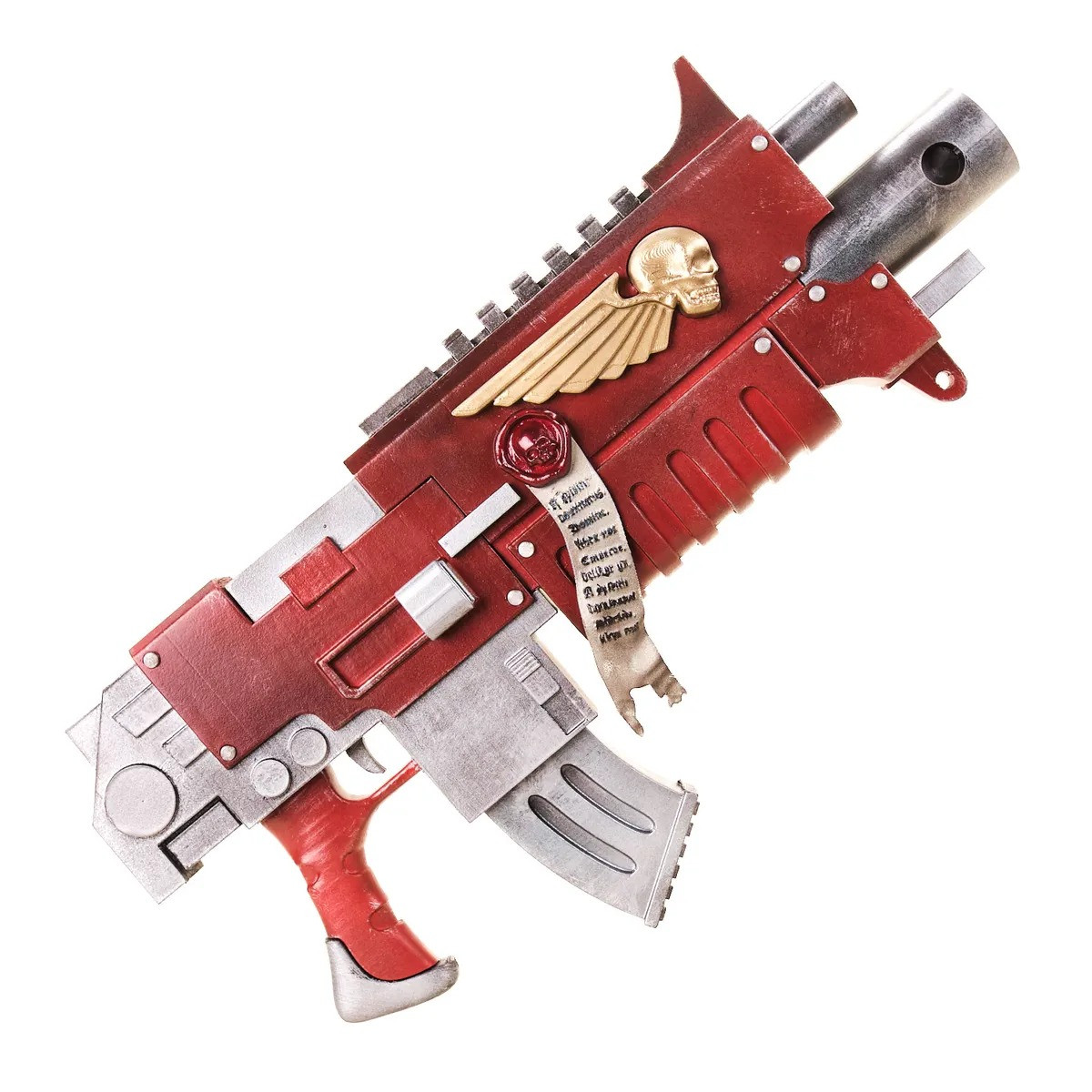 Black Templars Outriders Brother Valtus Red Bolter Replica Prop From Warhammer 40K By Blasters4Masters 13