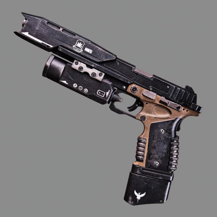 Smart Pistol MK6 Premium Edition Replica Prop From Titanfall 2 By Blasters4Masters 11
