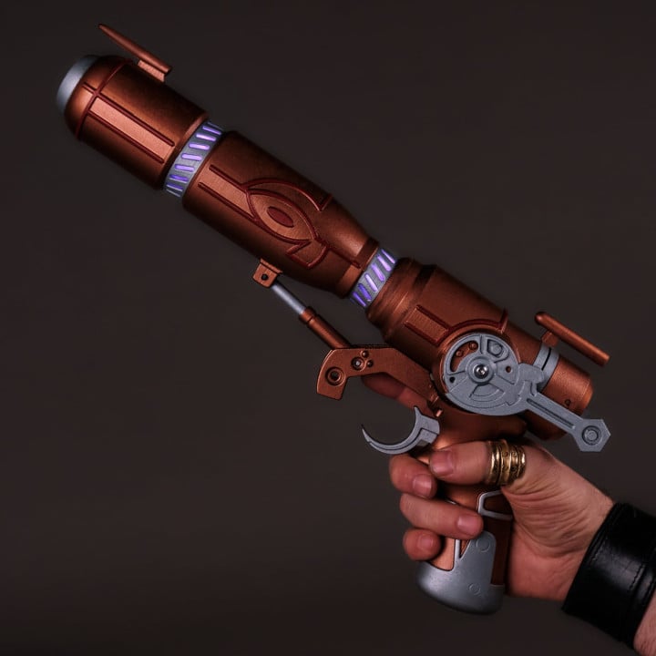 Caster Gun Premium Edition Replica Prop From Outlaw Star By Blasters4Masters 14