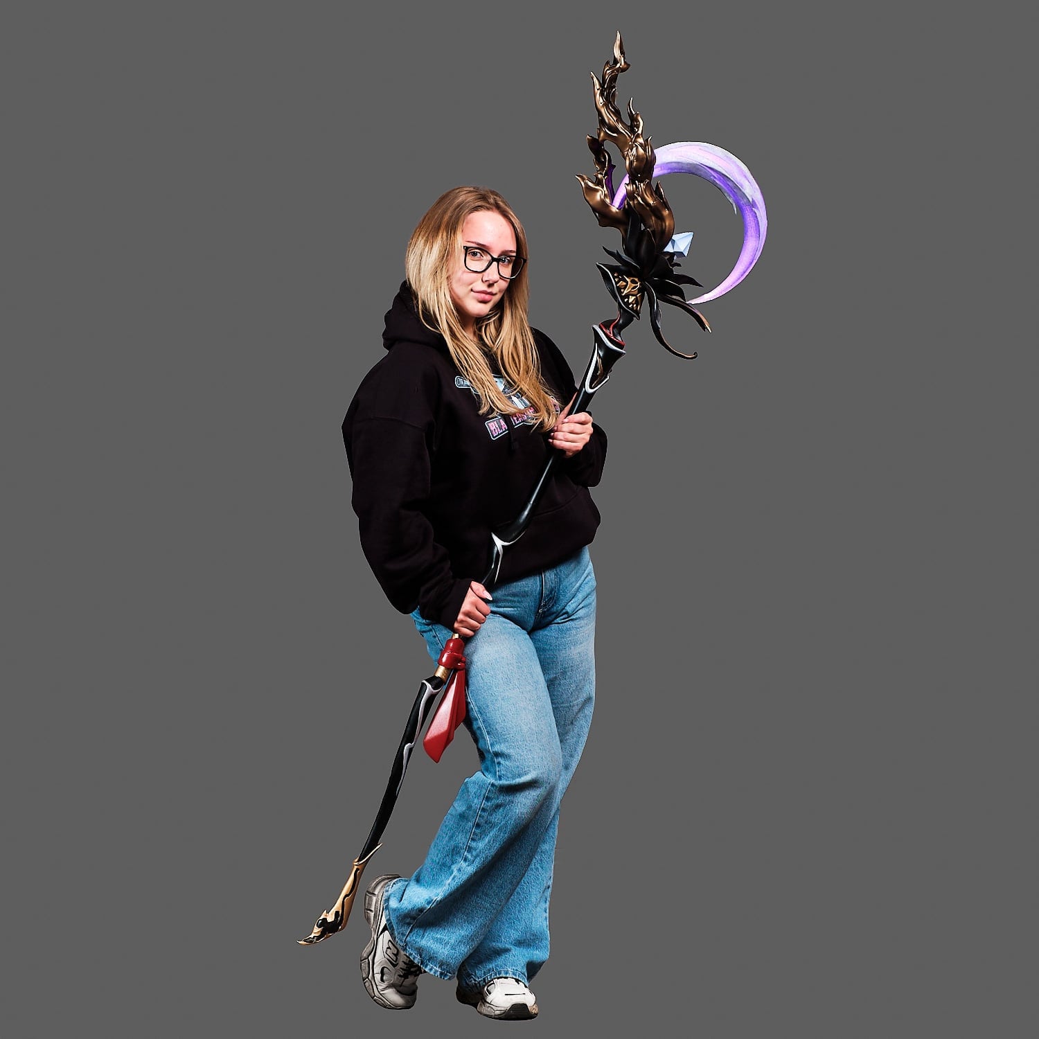 Tsukuyomis Moonlit Cane Replica Prop From Final Fantasy By Blasters4Masters 3
