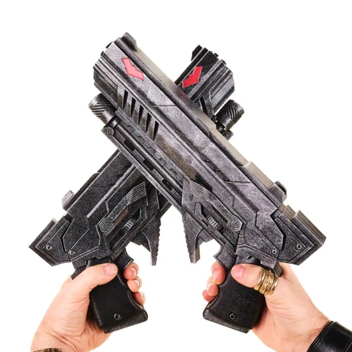 Arkham Knight Pistols Replica Prop From Red Hood By Blasters4Masters 13