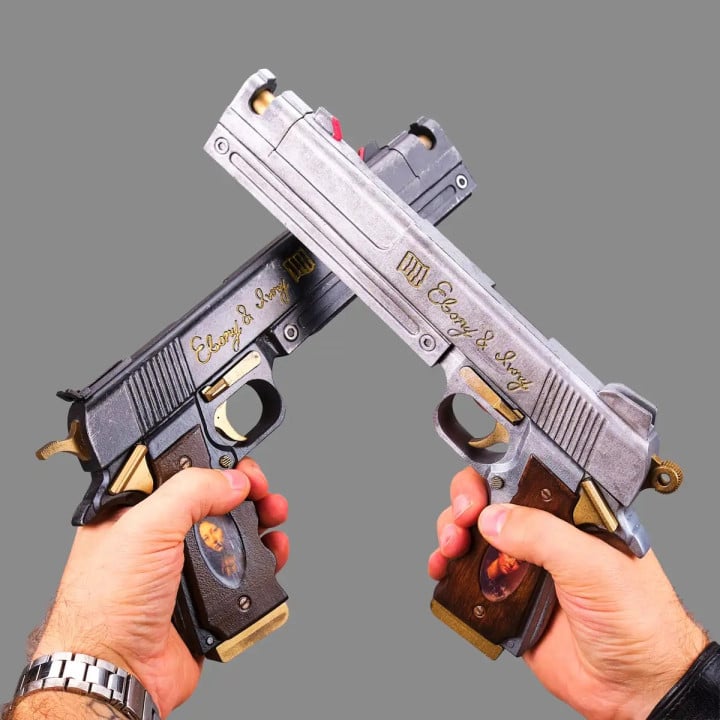 Ebony Ivory PREMIUM Replica Prop From Devil May Cry By Blasters4Masters 24