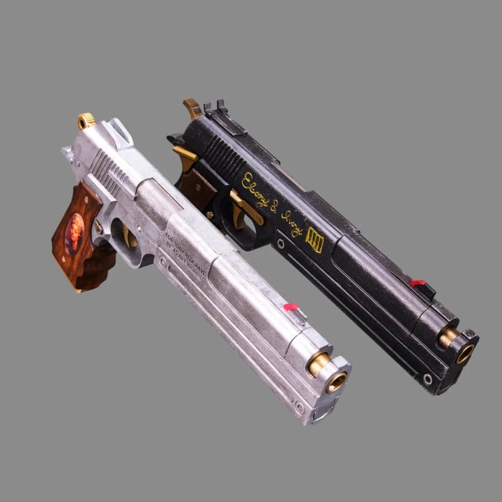 Ebony Ivory PREMIUM Replica Prop From Devil May Cry By Blasters4Masters 27