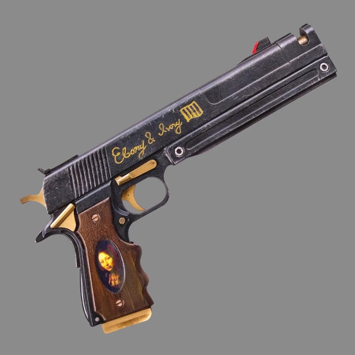 Ebony Ivory PREMIUM Replica Prop From Devil May Cry By Blasters4Masters 11