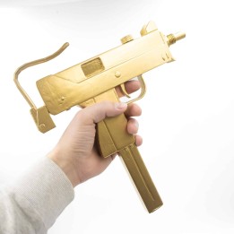 Golden Uzi Prop Replica Cosplay
