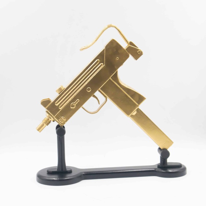 Golden uzi prop replica 5