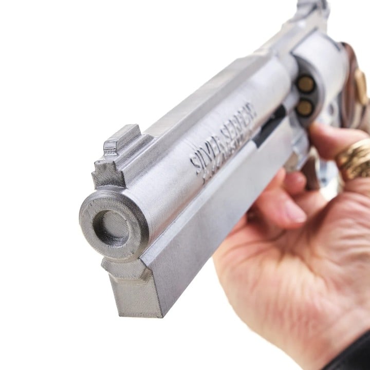 Silver Serpent Barrys 44 Magnum Replica Prop From Resident Evil By Blasters4Masters 7