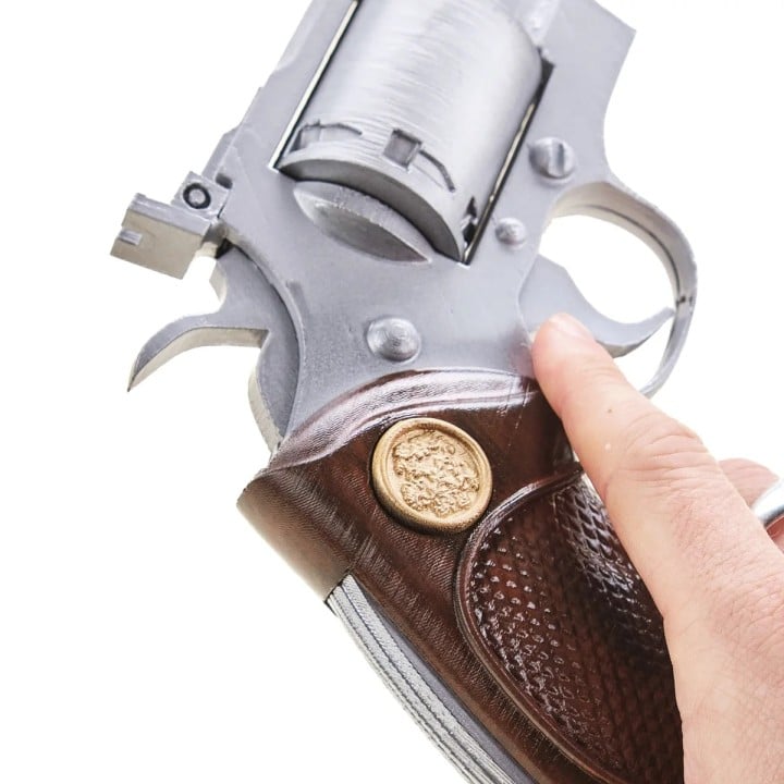 Silver Serpent Barrys 44 Magnum Replica Prop From Resident Evil By Blasters4Masters 4