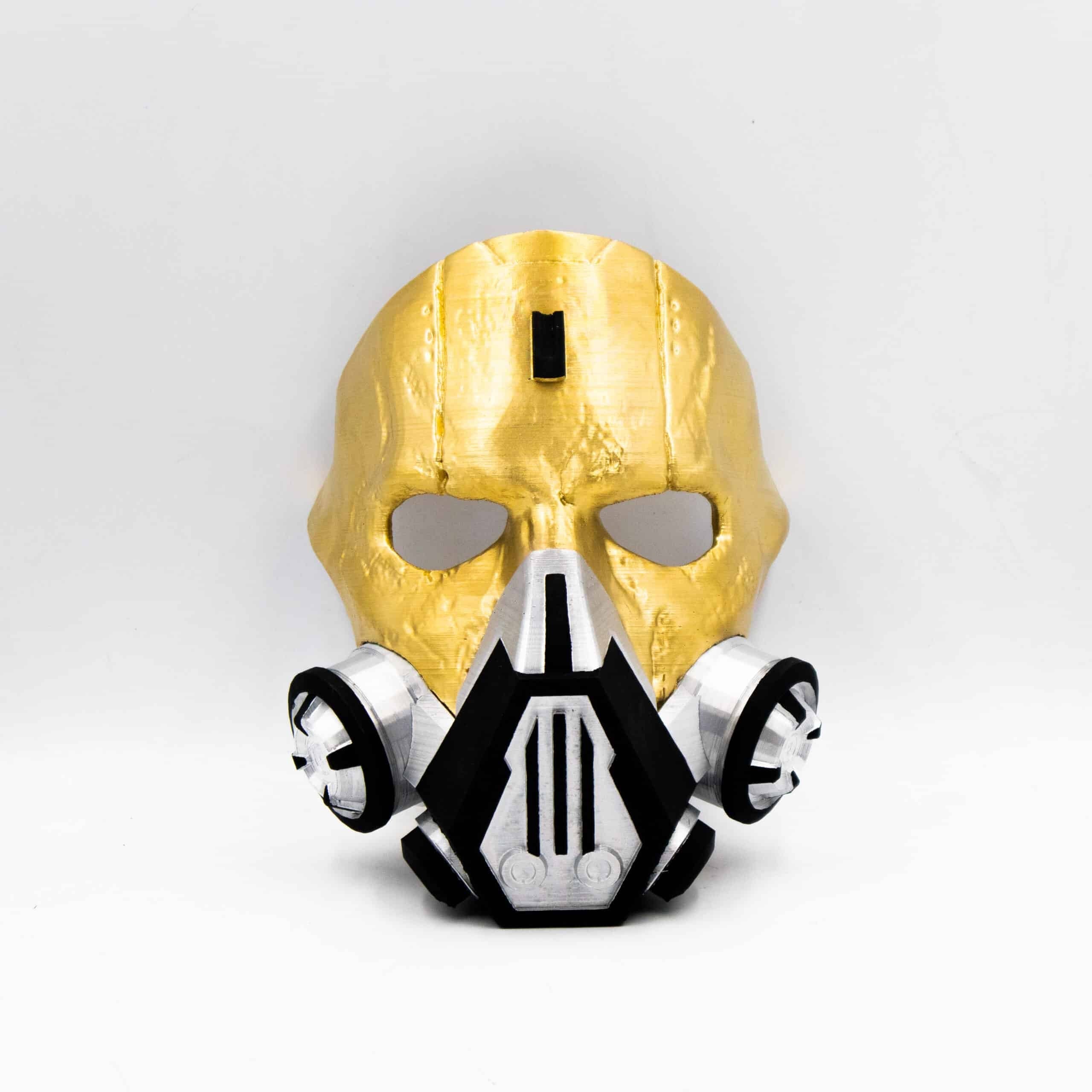 Caustic Blackheart Mask apex legends prop replica cosplay 1