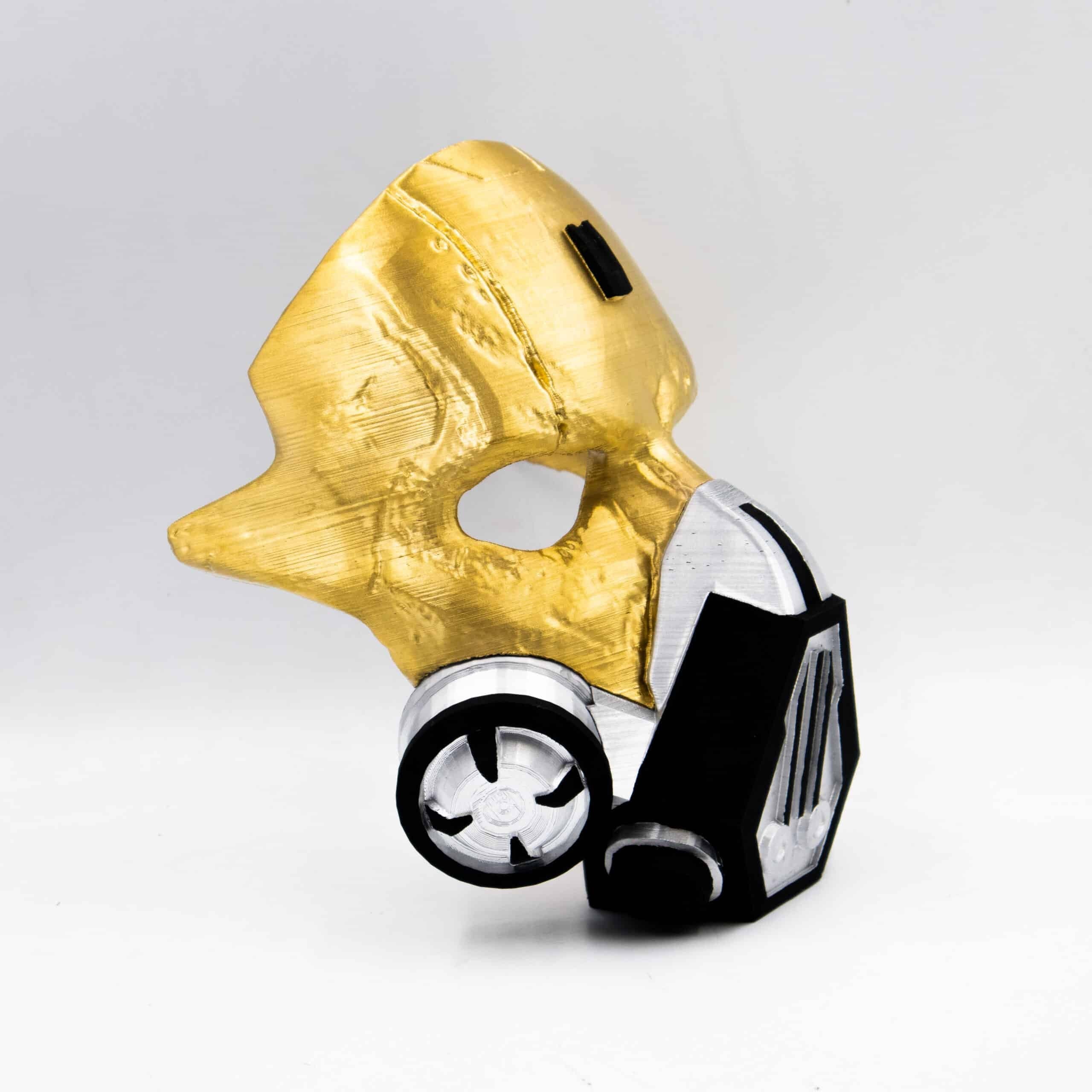 Caustic Blackheart Mask apex legends prop replica cosplay 3