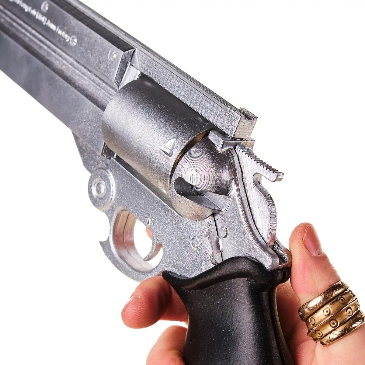 AGL Arms 45 Long Colt Vash The Stamede Revolver Replica Prop From Trigun By Blasters4Masters 4