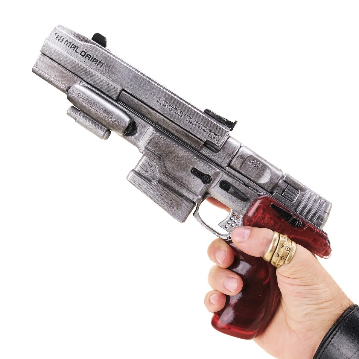 Malorian Arms 3516 - Johnny Silverhand`s pistol replica prop from Cyberpunk 2077 by Blasters4Masters