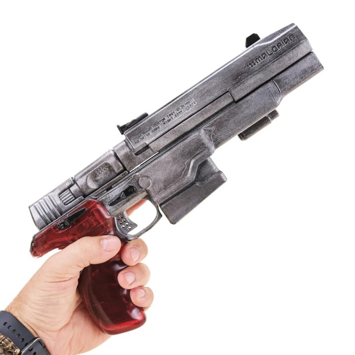Malorian Arms 3516 - Johnny Silverhand`s pistol replica prop from Cyberpunk 2077 by Blasters4Masters