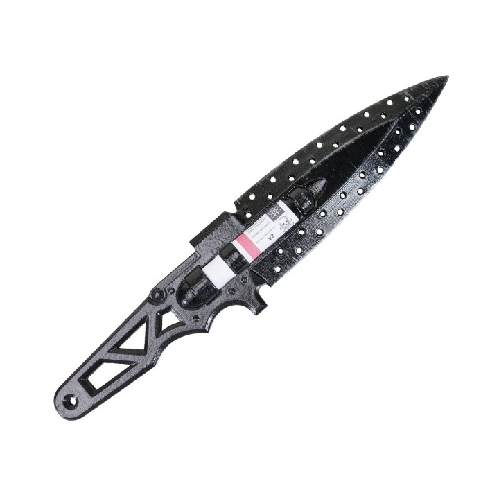 Blue Fang Knife Replica Prop From Cyberpunk 2077 By Blasters4Masters 9