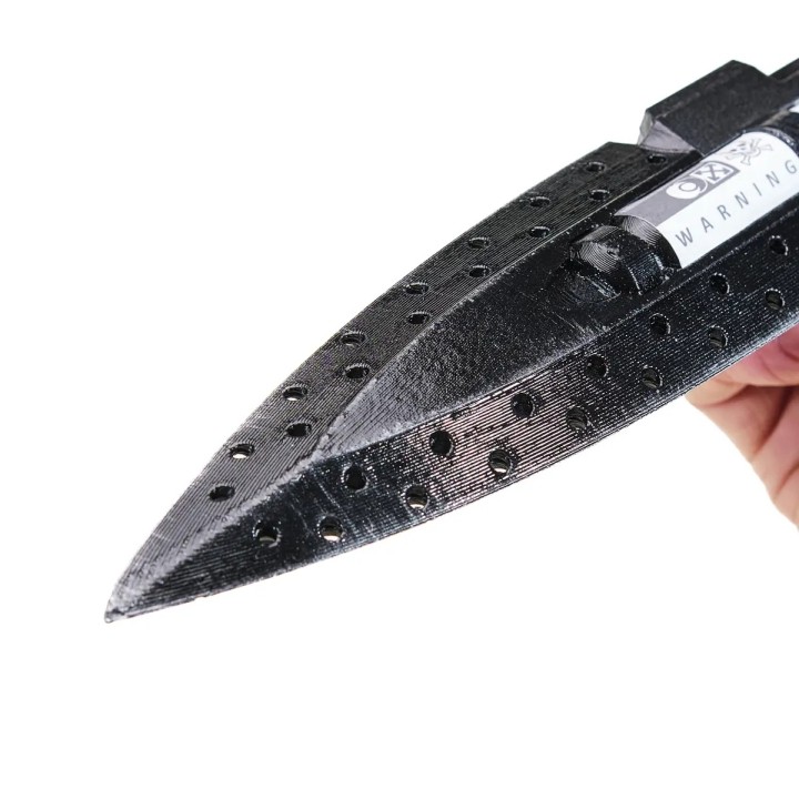 Blue Fang Knife Replica Prop From Cyberpunk 2077 By Blasters4Masters 4
